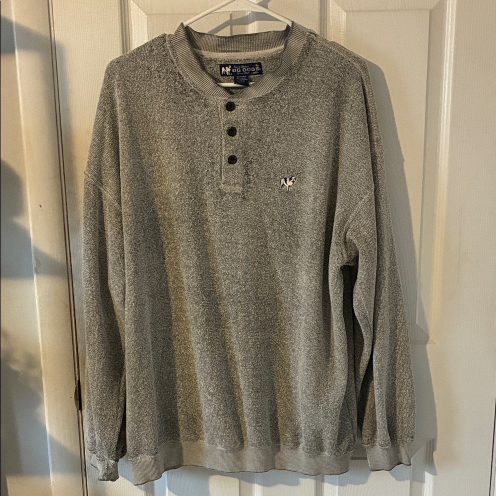 Vintage Big Dogs Gray Crewneck Sweater
